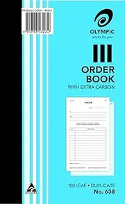 Olympic 638 Order Book - - Pack of 10