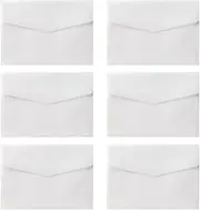 20Pcs 10x7CM Translucent Glassine Envelopes Blank White Paper Envelope for Wedding Greeting Parties Card Postcards Photos