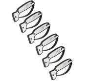 6 PACK AccuSharp Pro Tool Knife Reversible Tungsten Carbide Sharpeners w/ Rubber