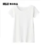 幼兒有機棉針織圓領短袖T恤【MUJI 無印良品】