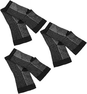 MOLUCKFU Socks Men Compression Socks for Plantar Foot Ankle Support Unisex 3 Pairs