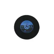 5PCS Environmental Plastic Vinyl Record Cup Coaster Table Placemats Simple and Creative Mug Coaster Heat-resistant BLUE COLOR