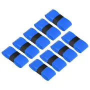 9 Pack Tennis Racket Grip Tape PU 43.3" Stretchy Non-Slip Absorb Sweat Blue