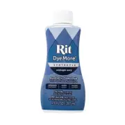 Midnight Navy Liquid Fabric Dye - 7oz Bottle - Synthetic Rit Dye More - Wide Col