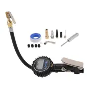 1 Set Universal Digital Tire Pressure Gauge with 90 Degrees Extended Inflator...