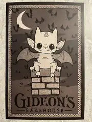 Gideon’s Bakehouse Babegubadijadzs September 2022 Menu Card w/top loader