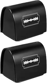2pcs Disposal Case, Sharps Disposal Container Safe Barber Storage Bank Dispenser Recycling Box Collecting Storage Box Dispenser for Salon Used