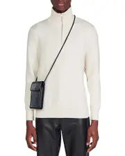 Sandro Quarter Zip Sweater