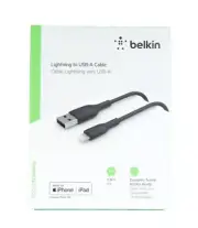 BELKIN BOOST CHARGE LIGHTNING TO USB-A CABLE MFI-CERTIFIED 1M BLACK CAA001BT1MBK