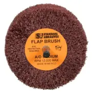 Standard Abrasives Buff and Blend GP Mounted Flap Brush, 875501, Medium