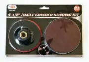 21 PIECE 4-1/2" ILLINOIS INDUSTRIAL ANGLE GRINDER SANDING DISC BACKING PAD KIT
