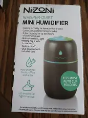 Portable USB LED Mini Car HOME HUMIDIFIER 9.5oz Aroma OIL DIFFUSER Mist Purifier