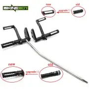 For Harley Dyna Super Glide FXD 2000-2013 CNC Non-Slip Forward Controls Footpegs