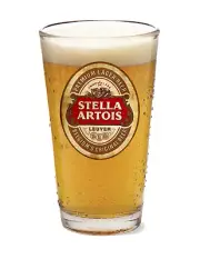 Stella Artois (Vintage) - 16oz Pint Beer Glass Pub Barware Ale Pilsner Lager 25