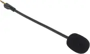Detachable Game Mic, Flexible Arm Microphone Replacement 3.5mm Foam Cover Noise Reduction for G PRO X