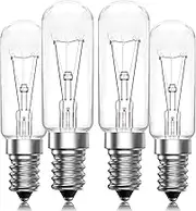 BrightArk T25 E14 Cooker Hood Bulbs 28W Screw Extractor Hood Bulb, E14 Extractor Fan Bulb Oven Light Bulb Dimmable, SES Small Screw Hood Light Bulb for Kitchen, Warm White 2700K, AC 220V-240V, 4 Pack