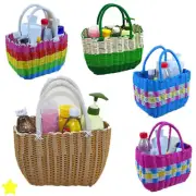 Laundry Basket Plastic Clothes Basket Storage Basket Wash Basket Storage