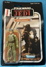 Star Wars Return of The Jedi REBEL COMMANDO Action Figure 1983 Kenner