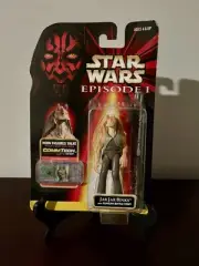 Star Wars - Episode I Jar Jar Binks w/ Gungun Battle Staff Action Figure OSNIB