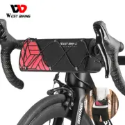 Colorful Reflective Bike Handlebar Bag Bicycle Front Bag Frame Storage Bag 1.3L