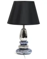 Lalia Home 21.5in Contemporary Ebb & Flow Stacked Stone Table Lamp NoSize NoColor