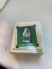 Hallmark Keepsake Miniature ornament Ice Block Buddies 2002 New