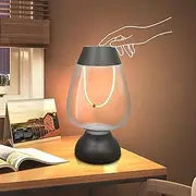 Rechargeable Table Lamp with USB Ports, Cordless Lamp with Touch Control, 3 Brightness Levels Dimmable Table Light, 2000mAh Battery, Portable Camping Light for Outdoor, Restaurant, Bedroom, Bar, Shop
