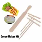 Utensils Spatula Pancake Rake Batter Spreading Tools Crepe Maker Spreader Stick