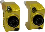 Driven Captive Axle Blocks Gold for Kawasaki Ninja ZX-4RR 2023