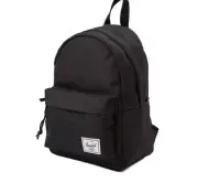 Herschel Classic Mini Backpack Black Unisex Shoulder Straps Front Pocket NEW NWT