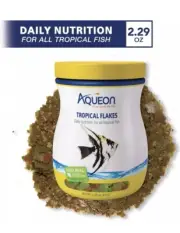 Aqueon Tropical Flakes Fish Food 2.29-Ounce