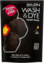 Dylon Machine Wash & Dye, Velvet Black 7400410101x1 (pack of 2)