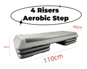 Aerobic Step - 110cm*40cm Cardio Exercise Stepper - Riser Block