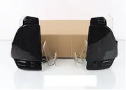 TDTAPN Car LED Rear Reflector Compatible for Lexus LX570 2016-2019 Sequence Signal Indicator Bumper Lighting Upgrade Accessories(Black)