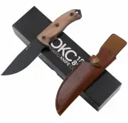 Ontario RAT 5 Adventurer Fixed Blade Knife Wood Handle Full Tang High Carbon8649