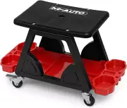 Mechanic Stool Detailing Seat Mobile Rolling Utility Creeper Seat W/Lockable Swi