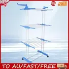 4-Tier Multifunctional Clothes Dryer Stands with Two Wings Laundry Drying Rack