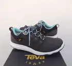 TEVA BLACK OLIVE ARROWOOD LUX WP LEATHER SNEAKER BOOTS, WOMEN US 6/ EUR 37 ~NIB