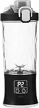 Portable Personal Blender - Rechargeable Shake Cups | Waterproof Cordless Fruit Blender Tool for Ice Blending Milkshake Complementary Food Veggie