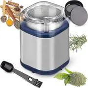 200W Electric Herb Grinder - Compact Spice Grinder with Pollen Catcher