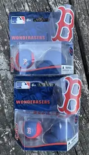 Boston Red Sox Official WondErasers Rubber Erasers That Come Apart! Lot Of 2