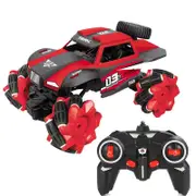2.4g Remote Control Truck Speed Drift Car Toy Cross-country Racing Handle Remote Red