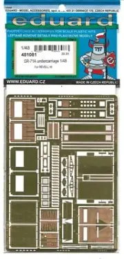 Eduard SR-71A Undercarriage Photo Etch Details 1/48 1081 For Revell Kit ST