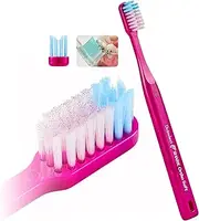 DUJINDENT Orthodontic Toothbrush for Braces [1 Pack] V Trim Cutting USA Bristles Braces Toothbrush for Brackets and Wires Cleaning (Shark Ortho Soft, 1 Pack, Standard)