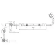 Protex Brake Hose - H1651