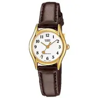 在飛比找PChome24h購物優惠-【CASIO】復古氣質皮帶指針腕錶-愛心指針款(LTP-10