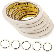 NUOBESTY 20m Roll Thin Masking Tape 6mm Wide DIY Painting Crafts Labeling Tapes 20 Pack