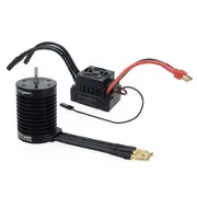 Surpass Hobby Waterproof F540 V2 3650 Sensorless Brushless Motor with 60A ESC for 1/8 1/10 1/12 1/14 3300KV
