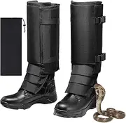 Furtryvl Snake Gaiters Leg Guards | Breathable Snake Chaps Anti-Snake Gaiters Snake Guards | Adjustable Snake Proof Chaps, Hunting Chaps for Lower Legs Hunting, Outdoor, and Farm Work