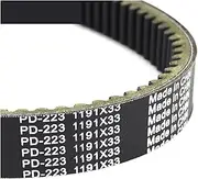 Rubber Toothed Drive Belt Compatible With John Deere Gator XUV 825I / S4 855D / S4 2015-2018 835 2018 M-Gator A-3 2016-2017